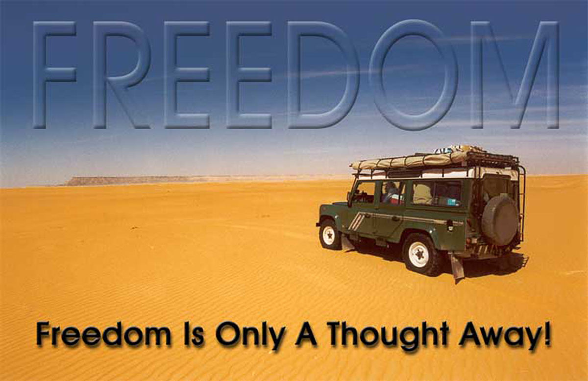 Freedom is just a thought away
