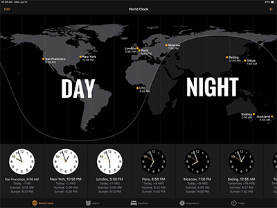 Demarcation line between day and night